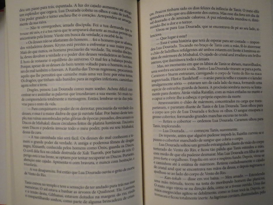 Livro fantasia: Dragonlance - Dragões de um Crepúsculo de Outono