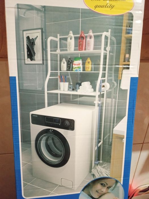 Металевий стелаж під пралку пральну стиральну машину полички органайзе