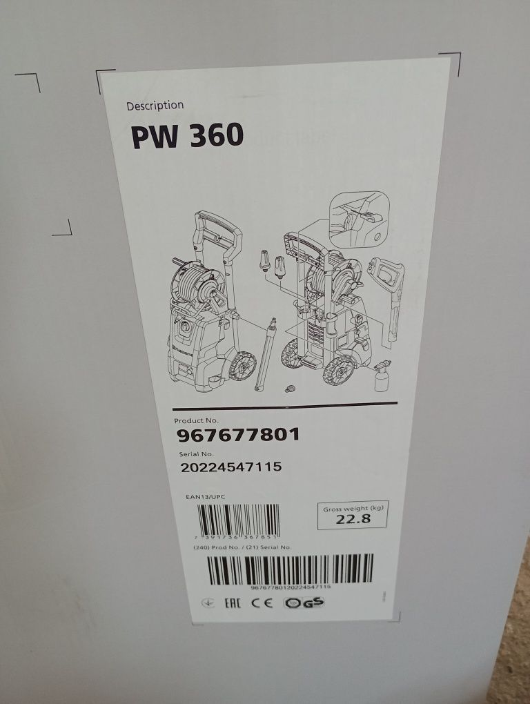 Myjka ciśnieniowa  pw360 karcher makita lavor husqvarna dewalt bosch