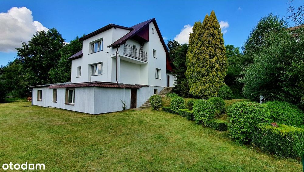 Dom z ogrodem na działce 2049m2 w Ugoszczy na Kaszubach - po remoncie