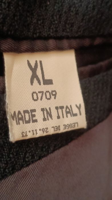Czarna włoska marynarka r. XL