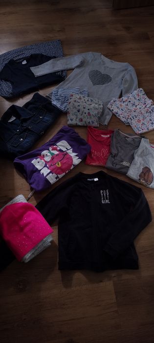 Paka ubrań dla dziewczynki 146/152  16 sztuk