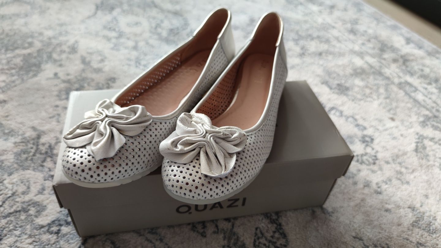 Nowe skórzane buty Quazi