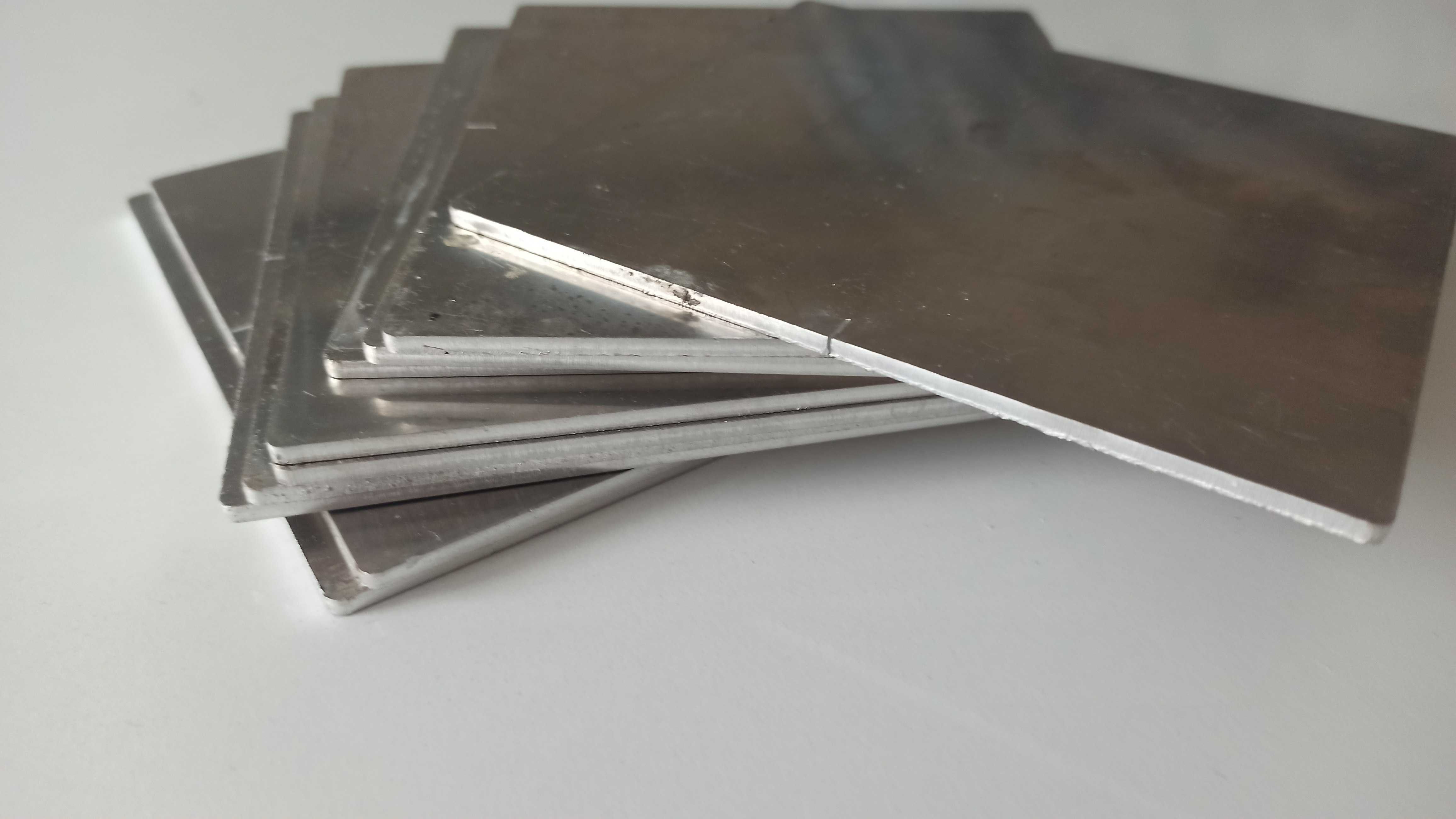 aluminiowy płaskownik 13,5 cm x 11,6 cm zestaw 10 sztuk