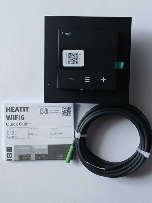 Heatit WiFi6 InteligentnyTermostat Ogrzewania Elektrycznego i Wodnego*