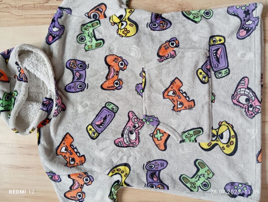 Szlafrok dziecięcy/ młodzieżowy ciepła bluza