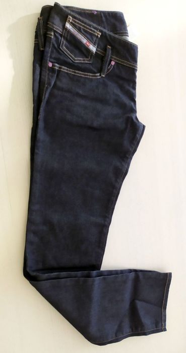 DIESEL Женские черные джинсы скини Дизель плотные джинсы итальянские