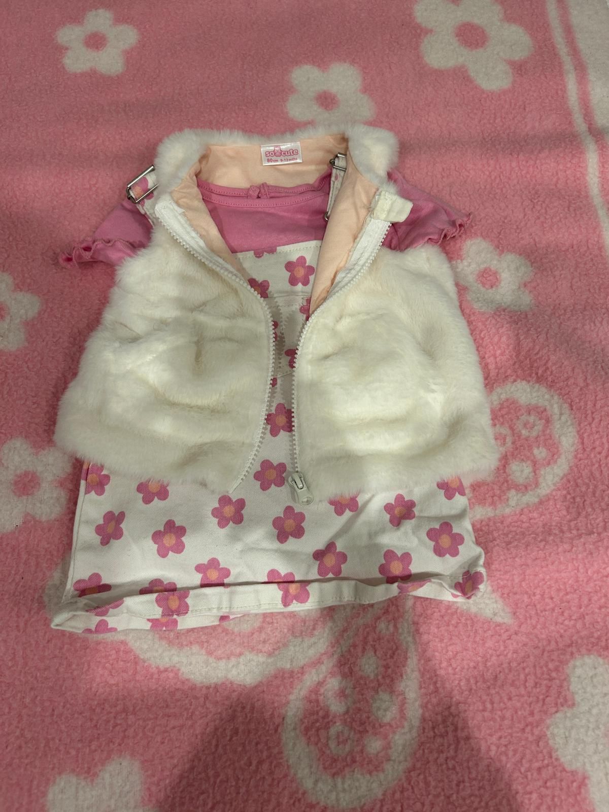 Odzież dziewczenca 9-12 m. 80cm