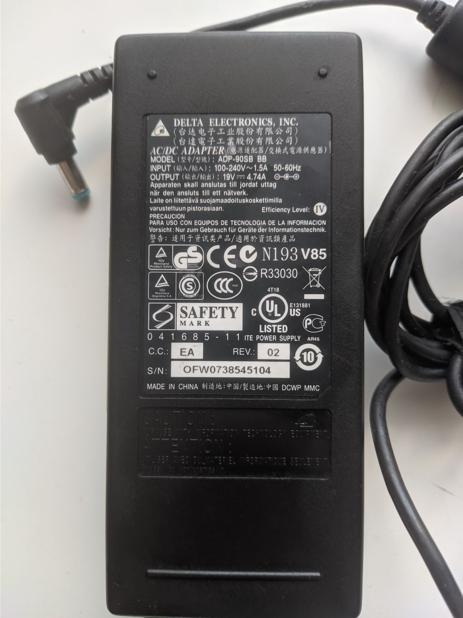 Acer Dell ОРИГІНАЛ Зарядний пристрій для ноутбуків Acer HP Dell
