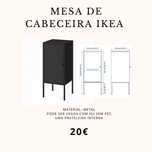 Mesa de cabeceira IKEA