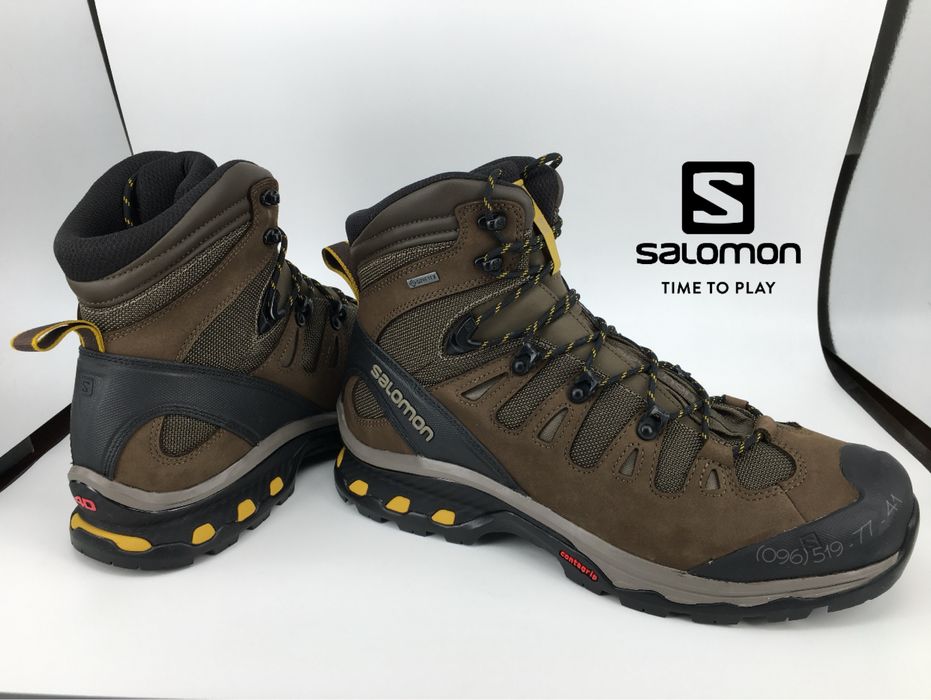 Мужские кожаные  ботинки берцы Salomon QUEST 4D GTX 45 1/3 оригинал