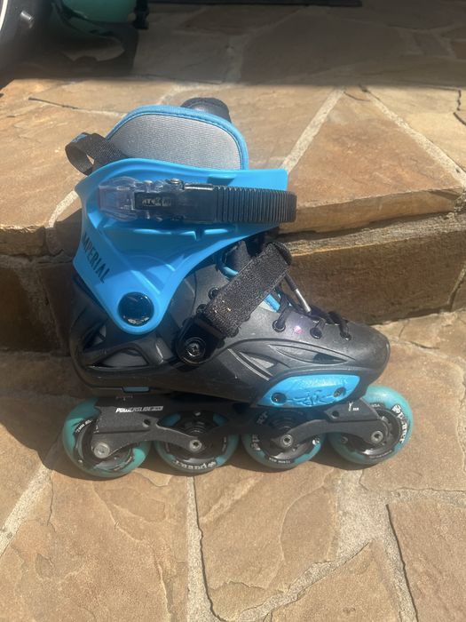 Ролики Powerslide Imperial One Black р.333-6 шлем и сумка в подарок