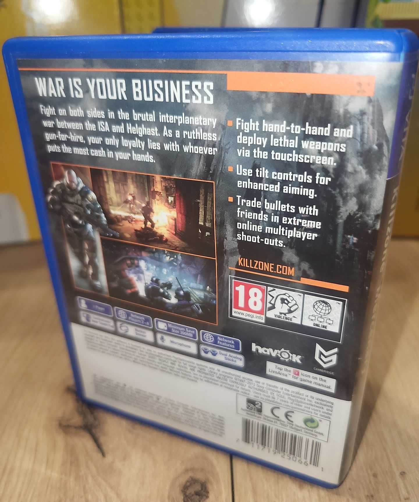 Gra Killzone Mercenary - Playstation PS VITA - Komplet +PROTEKTOR