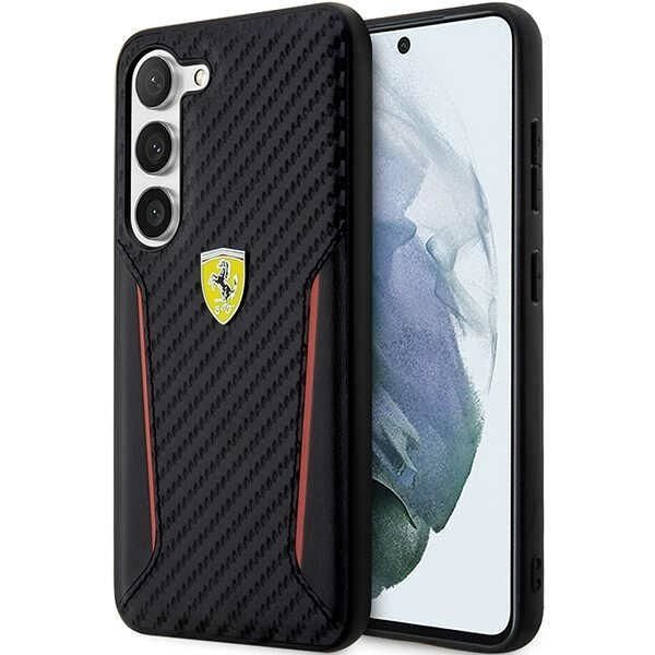 Etui Ferrari Carbon Contrast Edges do Samsung Galaxy S23+ S916