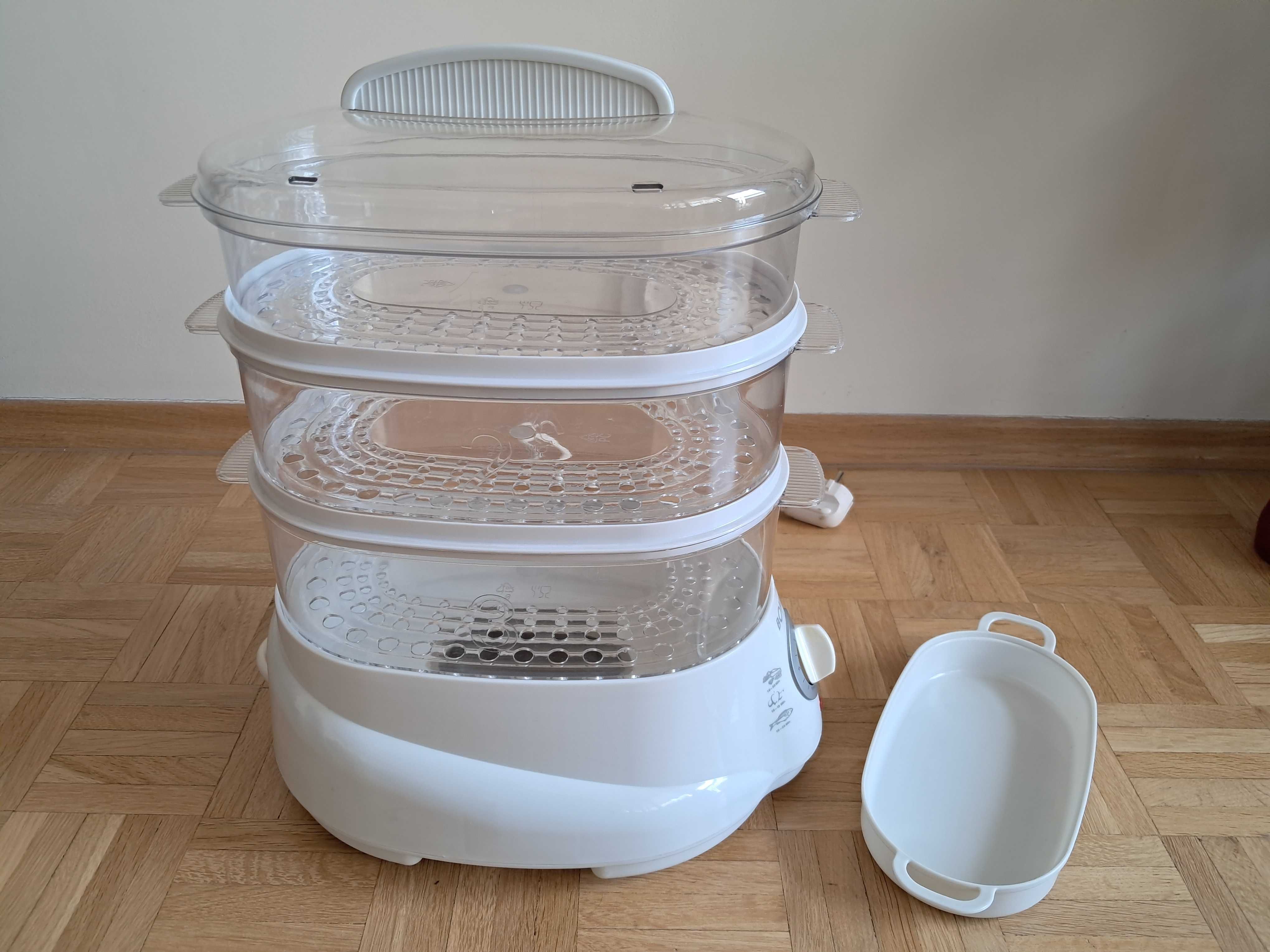 Parowar Bomann CB 1270, 3 poziomy, zdrowa żywność