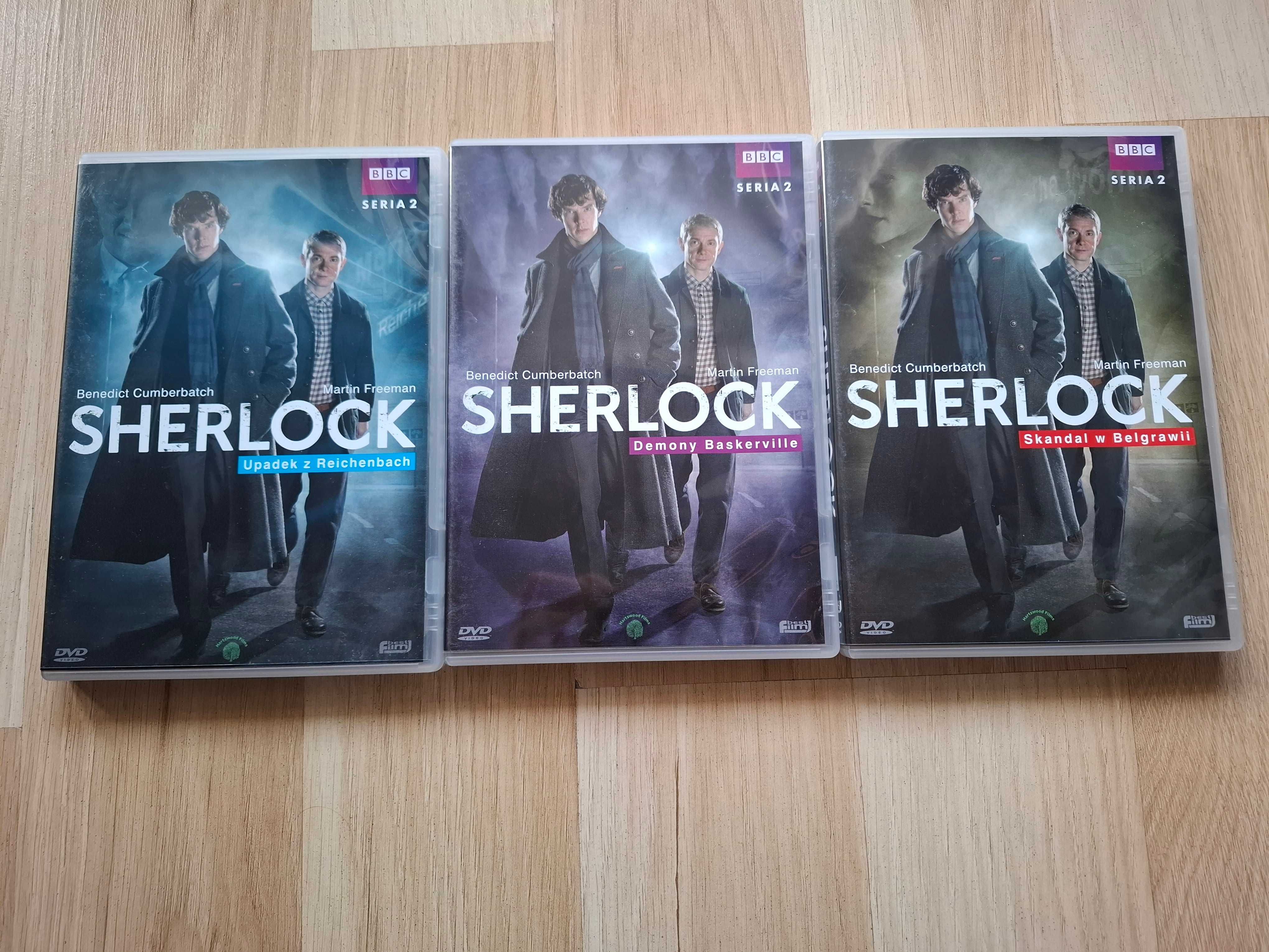 Sherlock Seria 2 BBC serial 3xDVD
