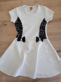 Sukienka biała  dla dziewczynki
