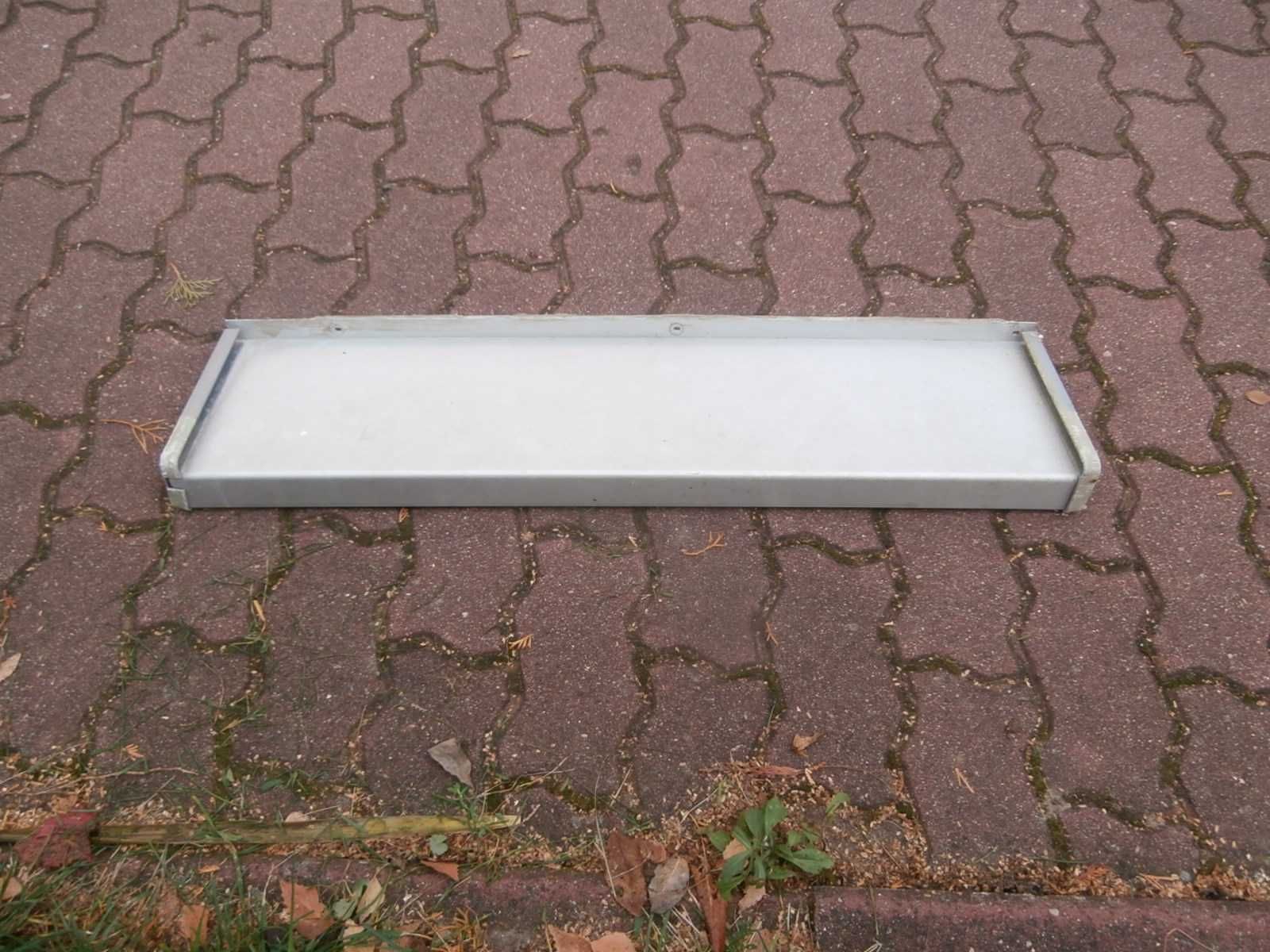 Parapet aluminiowy z demontażu