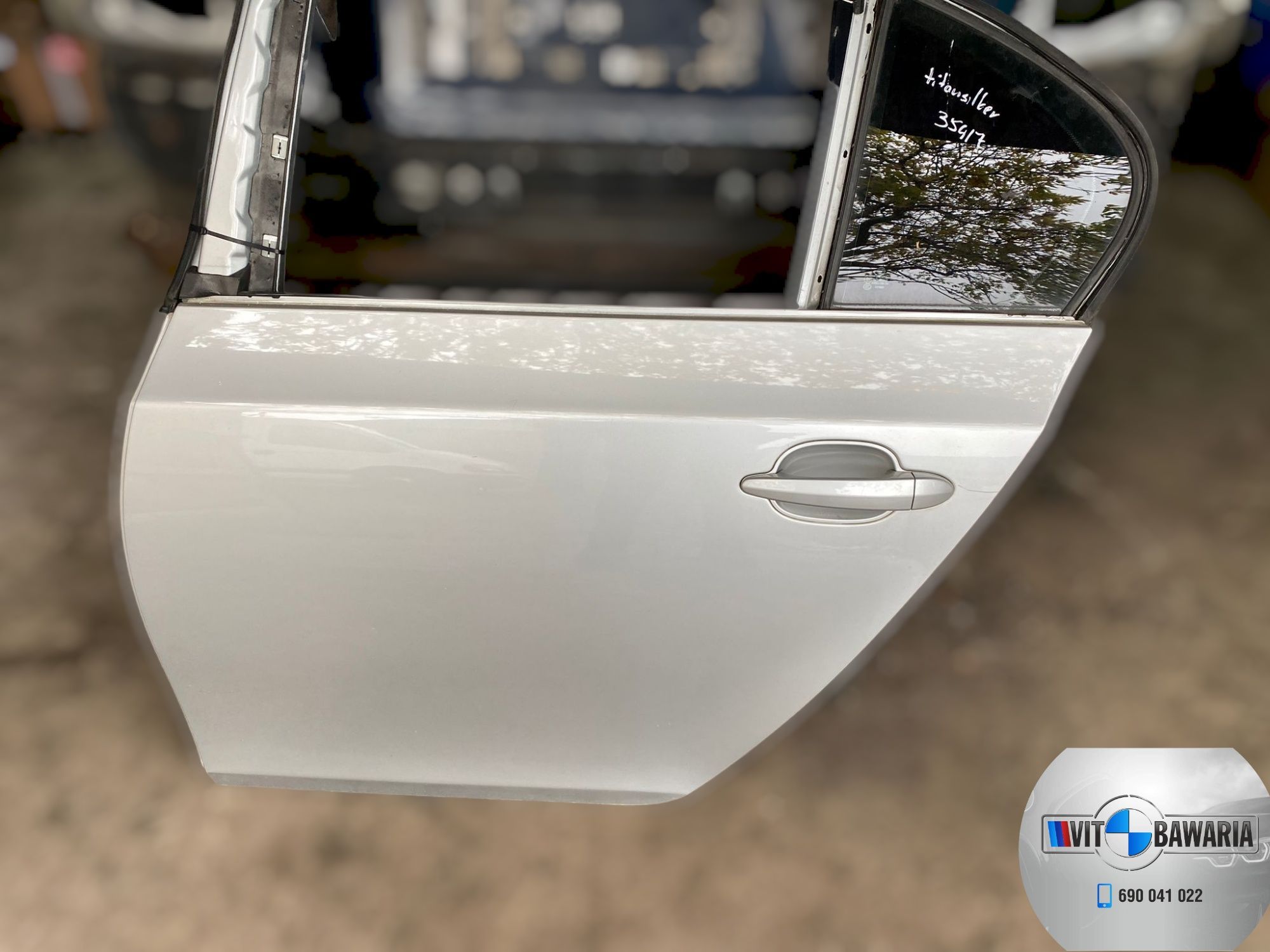 Drzwi lewy tył BMW E60 titansilber metallic