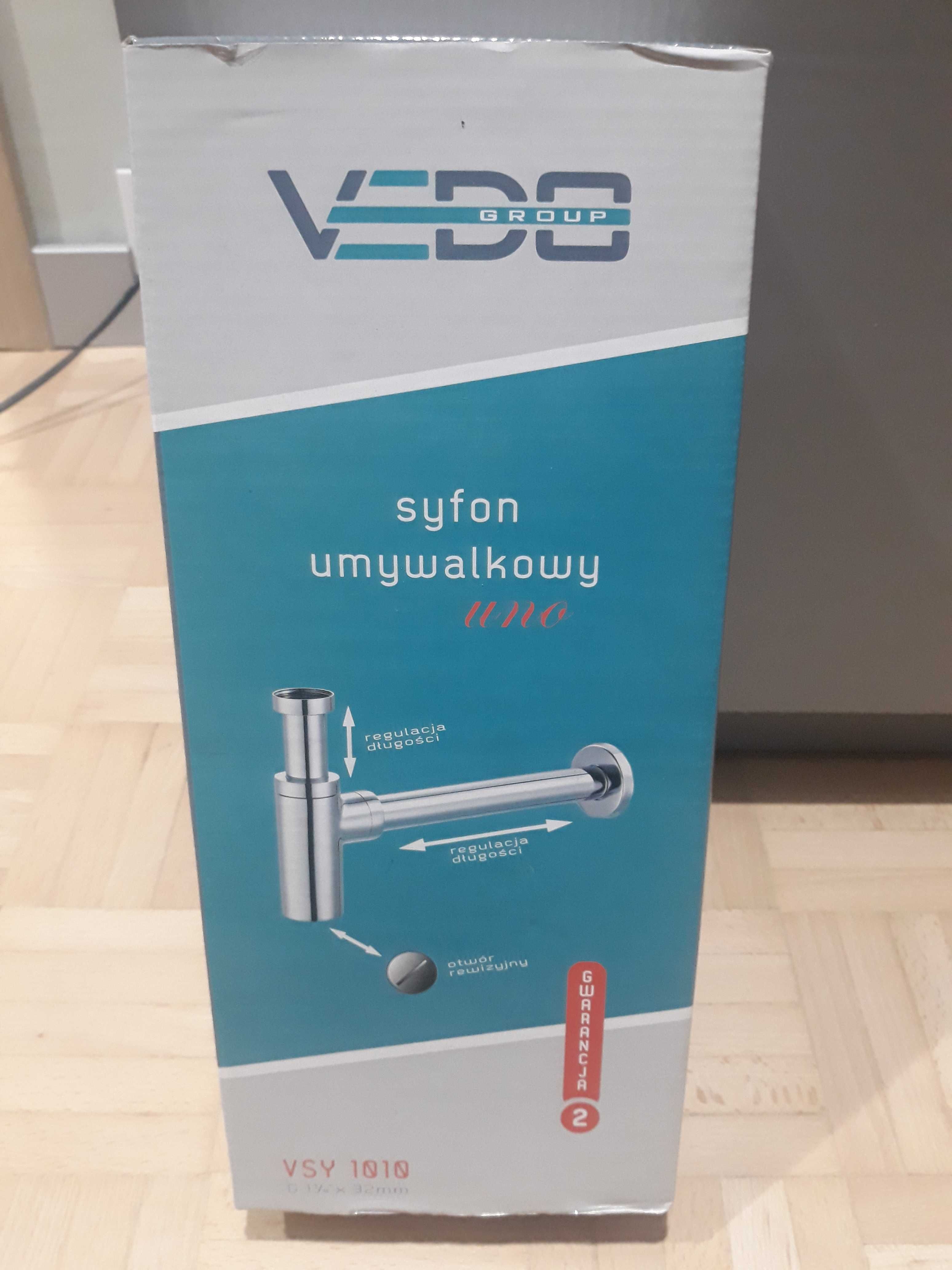 Syfon umywalkowy biały Vedo VSY1010bi  vsy1010