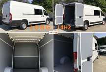 Peugeot BOXER L4H2 DOKA 6 OSOBOWY DMC 3500kg HAK 3000kg ŁADOWNOŚĆ 1160kg SILNIK EURO-6 130KM WERSJA MAXI VAN  Salon Polska / Jeden Wł / Pełen serwis ! / Bezwypadkowy / Nowe Opony !