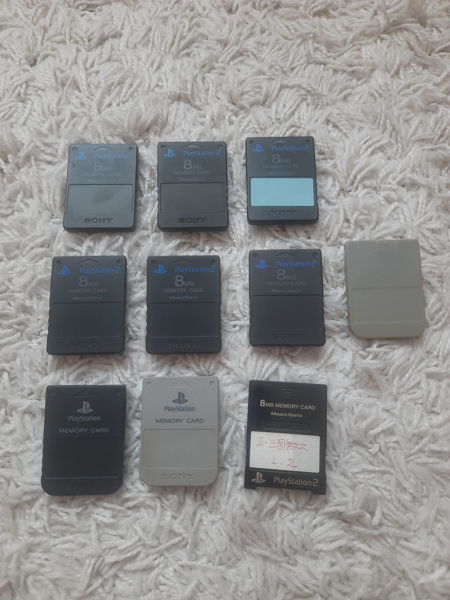 Karty pamięci ps2 ps1 psx z japonii