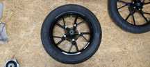 Kolo felga F700gs  F700 super stan jak nowa z opona Tyl Tylna