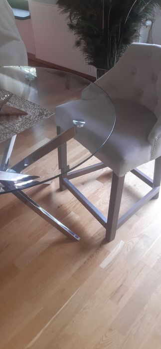 Stół szklany Glamour 100cm