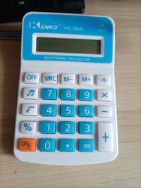 Niebieski kalkulator podręczny