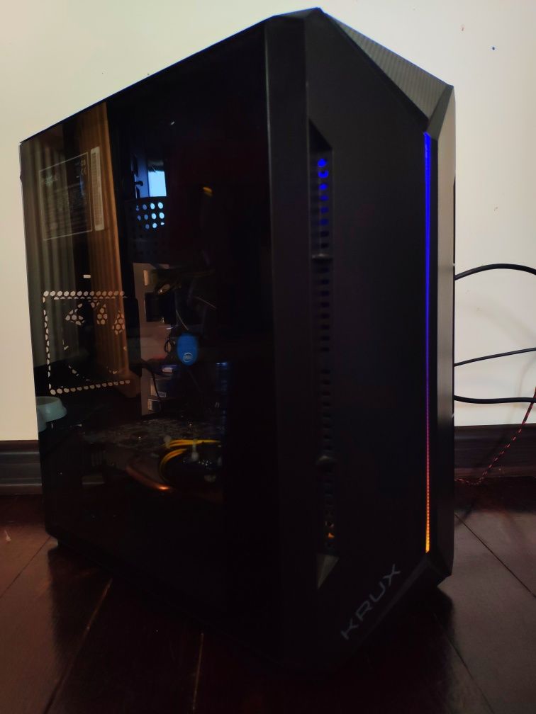 Tanie granie Krux RGB i3-9100 RX 470 8GB DDR4 Fractal 500W dobra baza