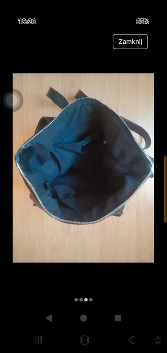 plecak średni bardzo dobrym stanie