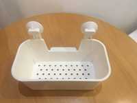 Полка для ванной / туалета на присосках корзинка Икеа Ikea корзина