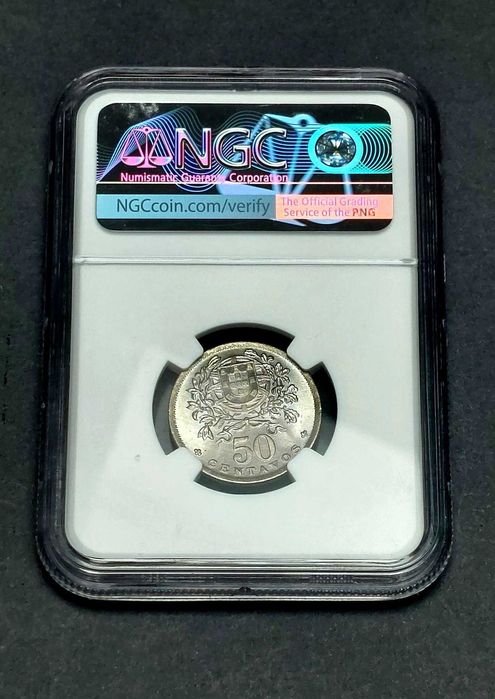 50 centavos 1947 MS 66 - TOP RARE