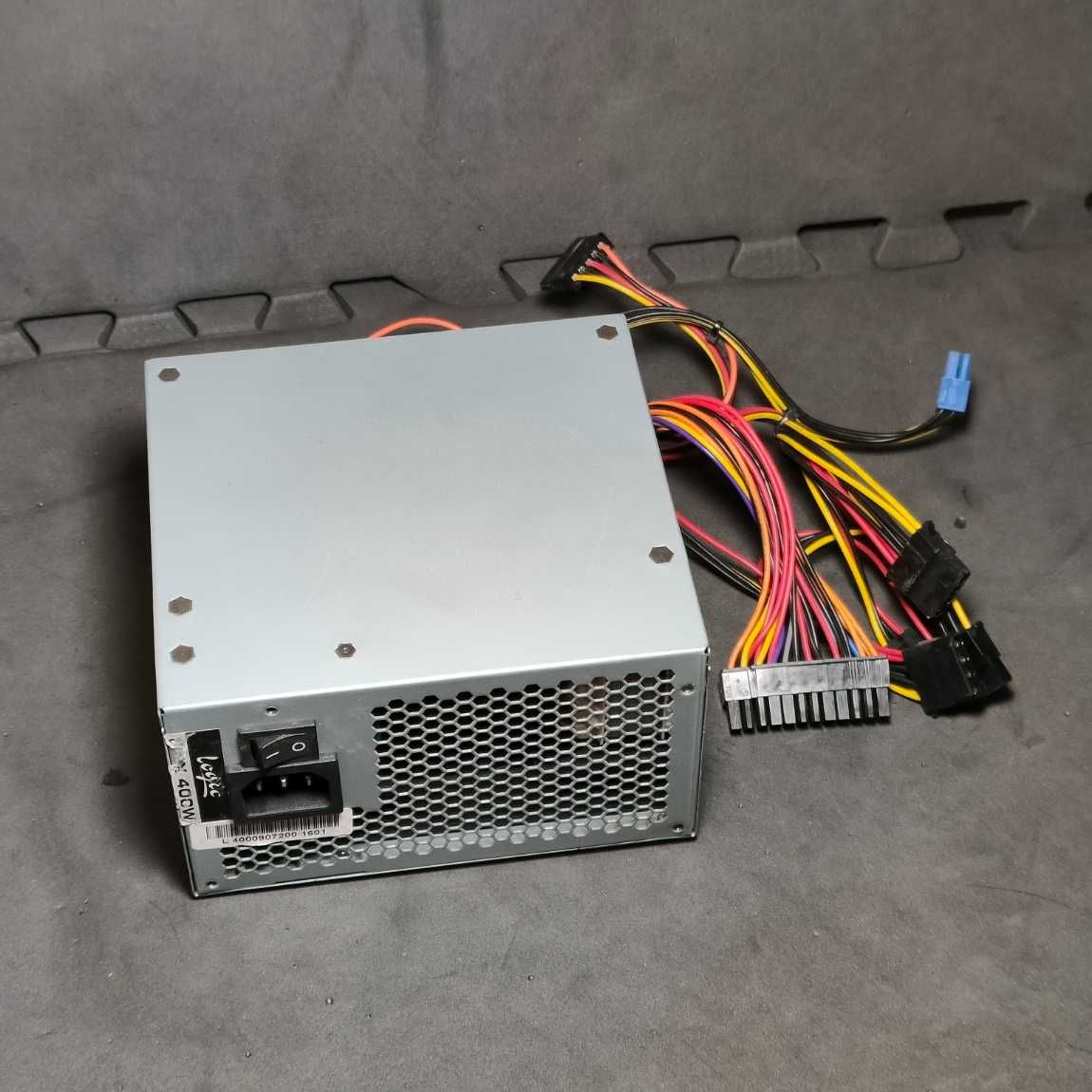 Zasilacz komputerowy PC LOGIC 400W wentylator 120mm 20+4 pin typ ATX