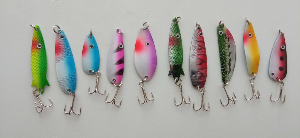 блесна колебалка на окуня - 10 штук різних за 250грн