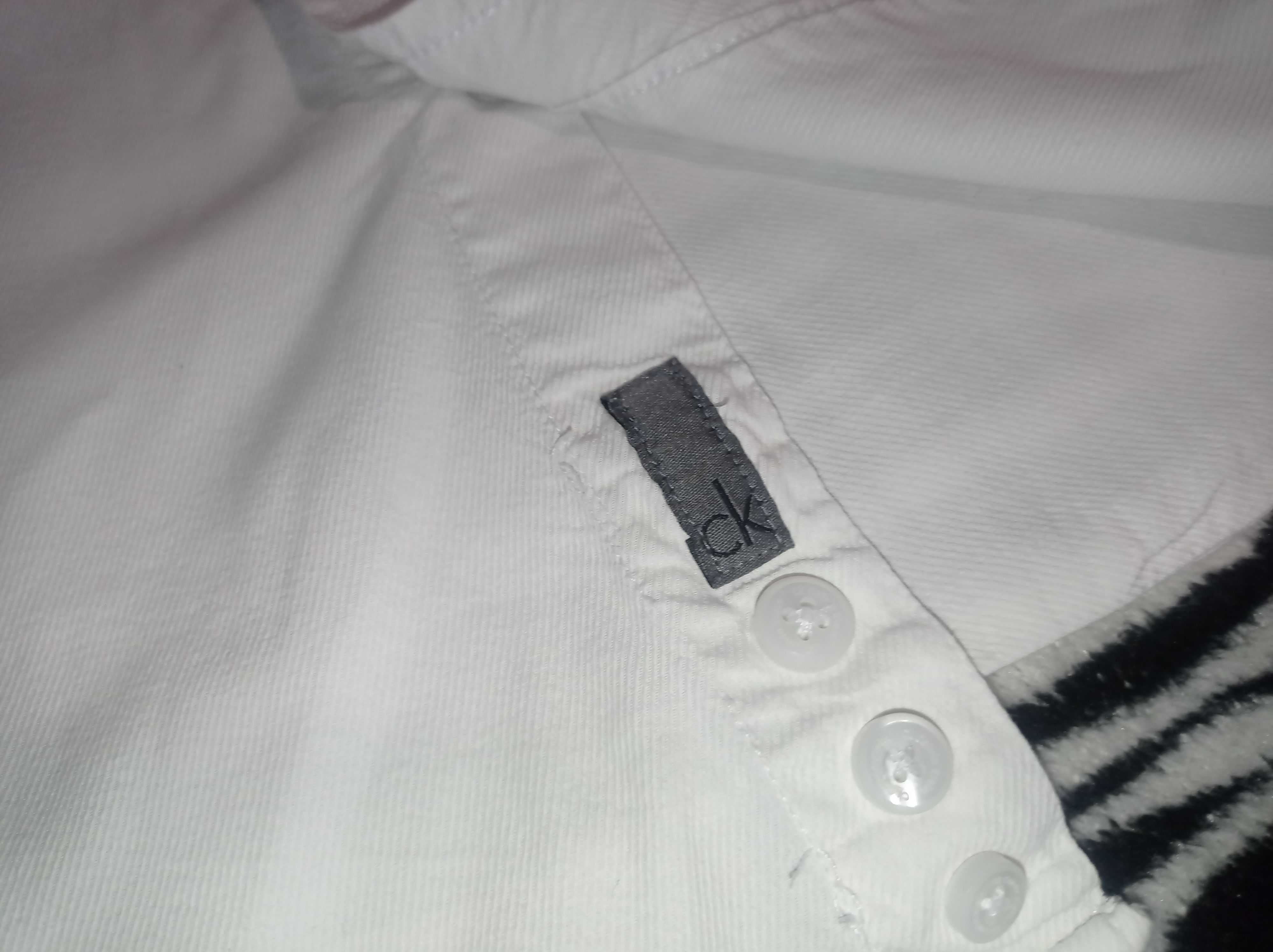 Белая рубашка Calvin Klein. Размер L. 100% хлопок