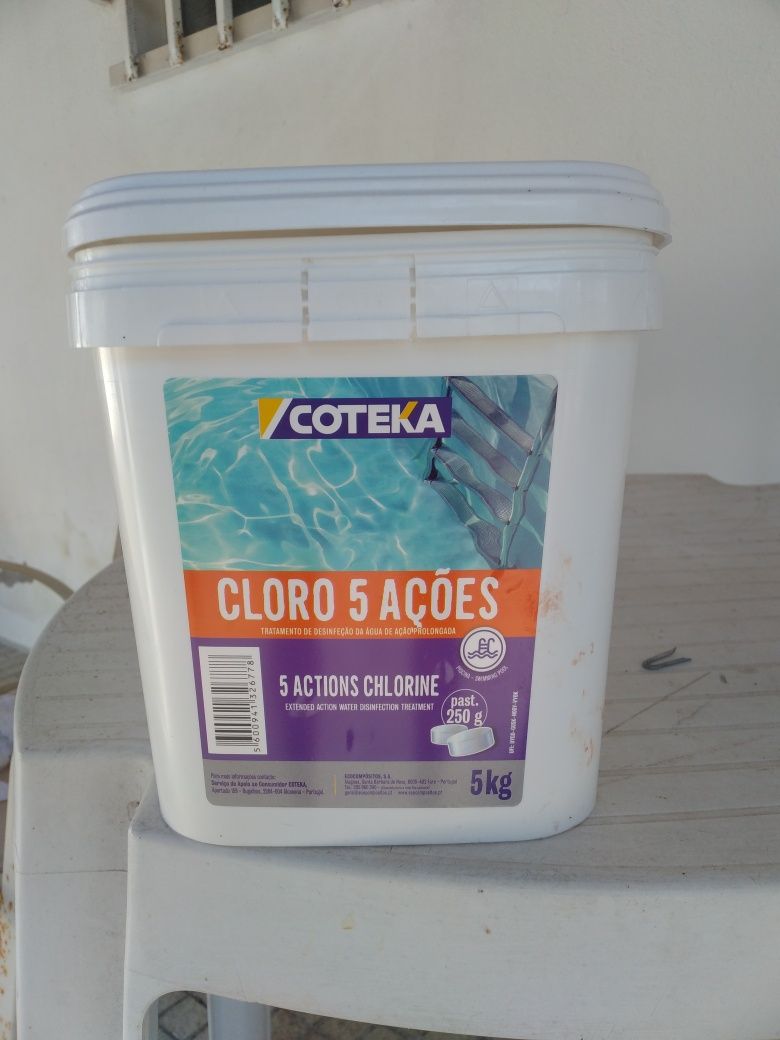 Pastilhas 5 acoes piscina