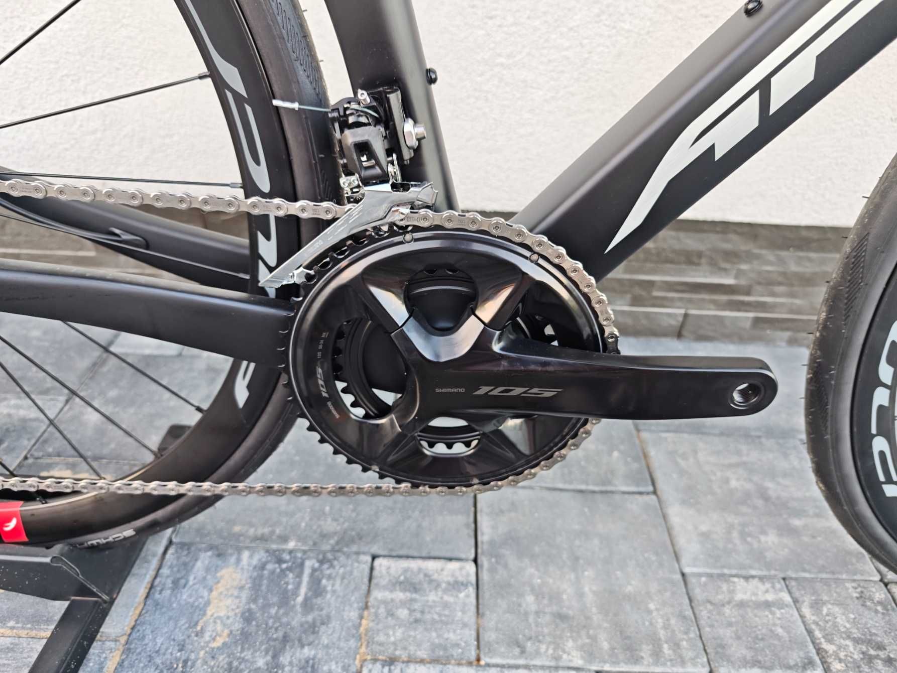 Apex Soniq Shimano 105 2x12 54cm Road+ 35mm Karbon Aero Rower szosowy