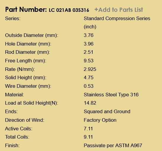 Sprężyna spustu tikka t3x