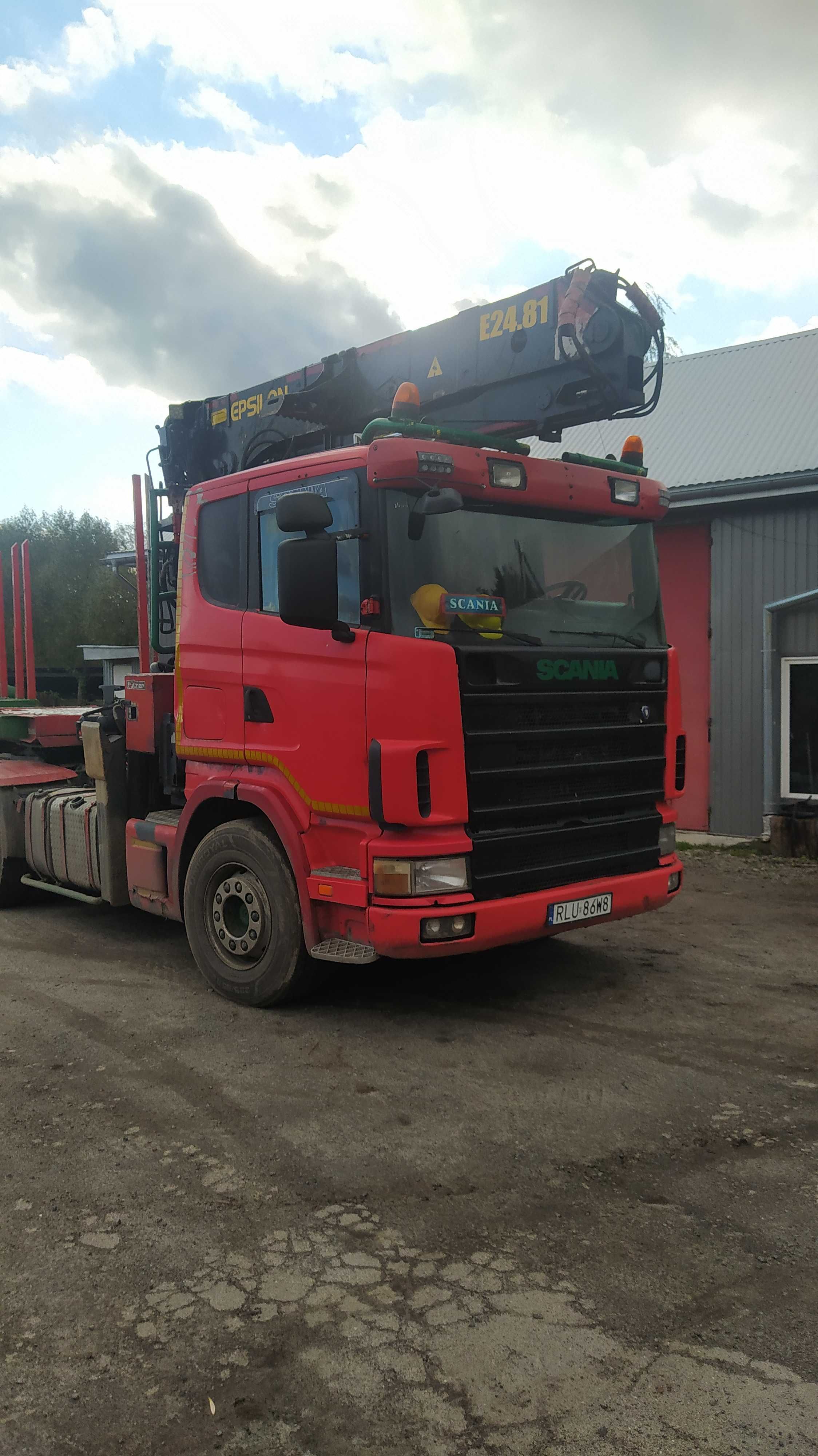 Scania 164, 2001r Do lasu, drewna 6x4 Epsilon