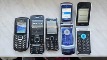 Klasyczne Telefony komórkowe Nokia Samsung Motorola