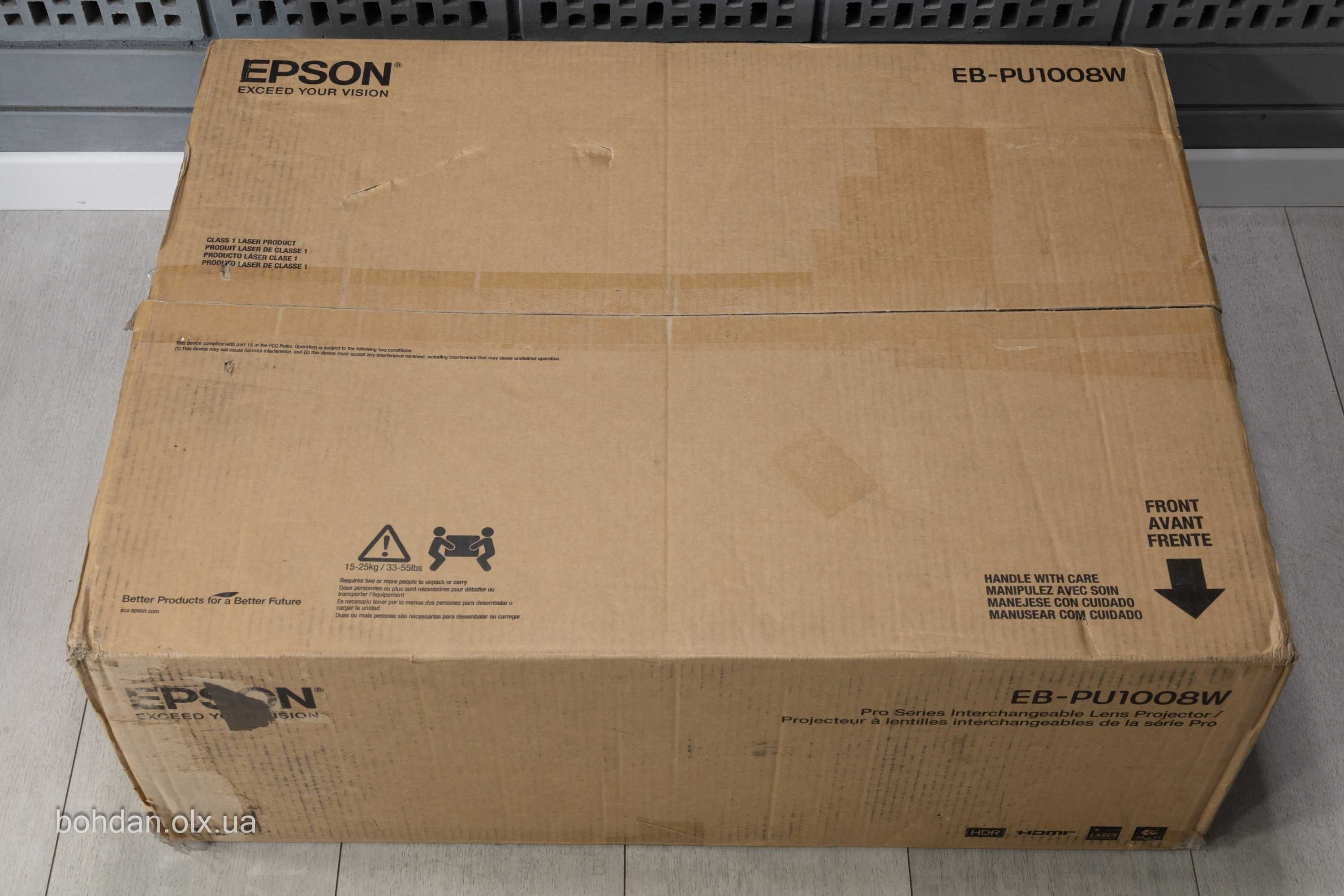 Epson EB-PU1008W 3LCD Laser Projector (V11HA33920)