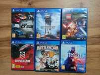Zestaw gier na PS4 (Sześć tytułów)