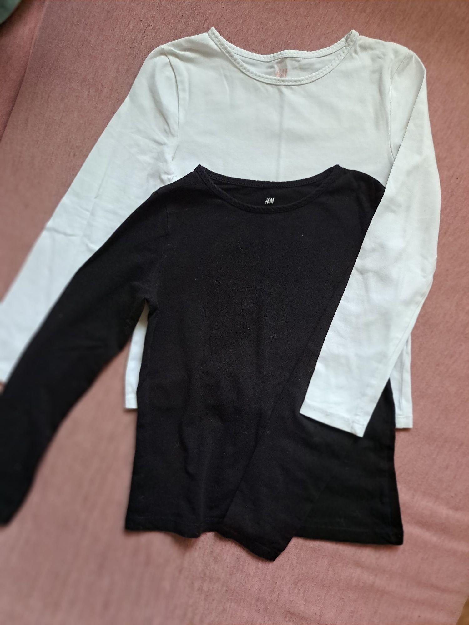 Bluzeczki koszulki h&m 122/128