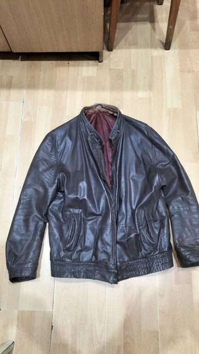Kurtka skórzana z PRL