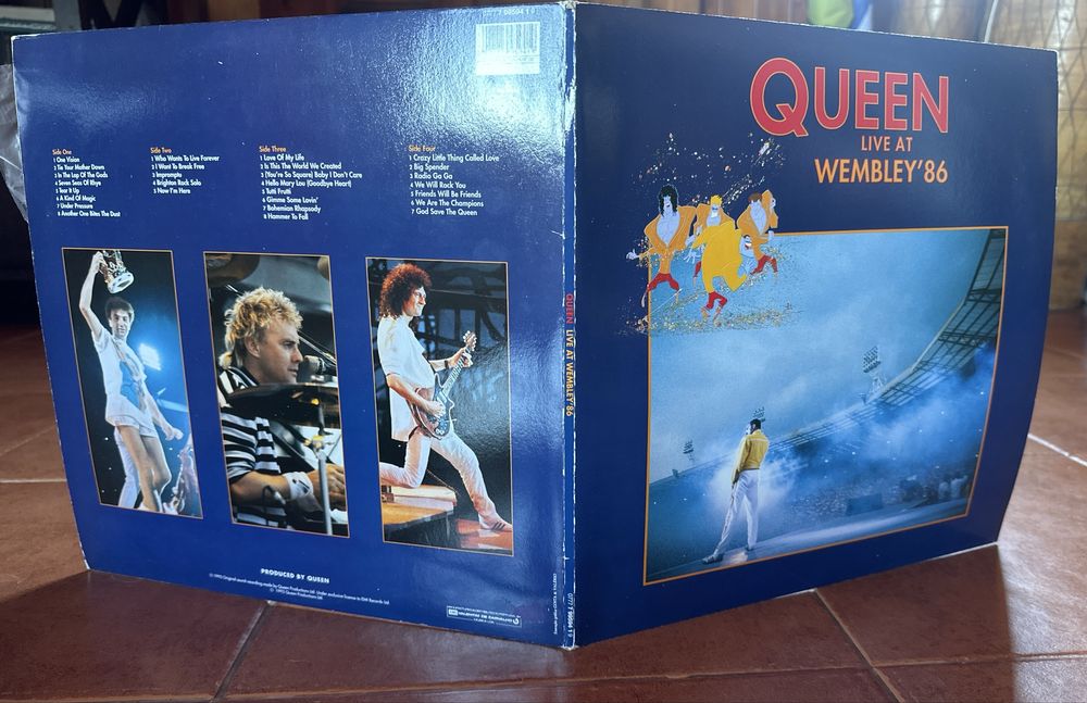LP duplo vinil “Queen Live at Wembley 86”