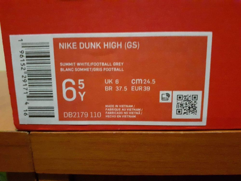 Nike dunk high aluminium