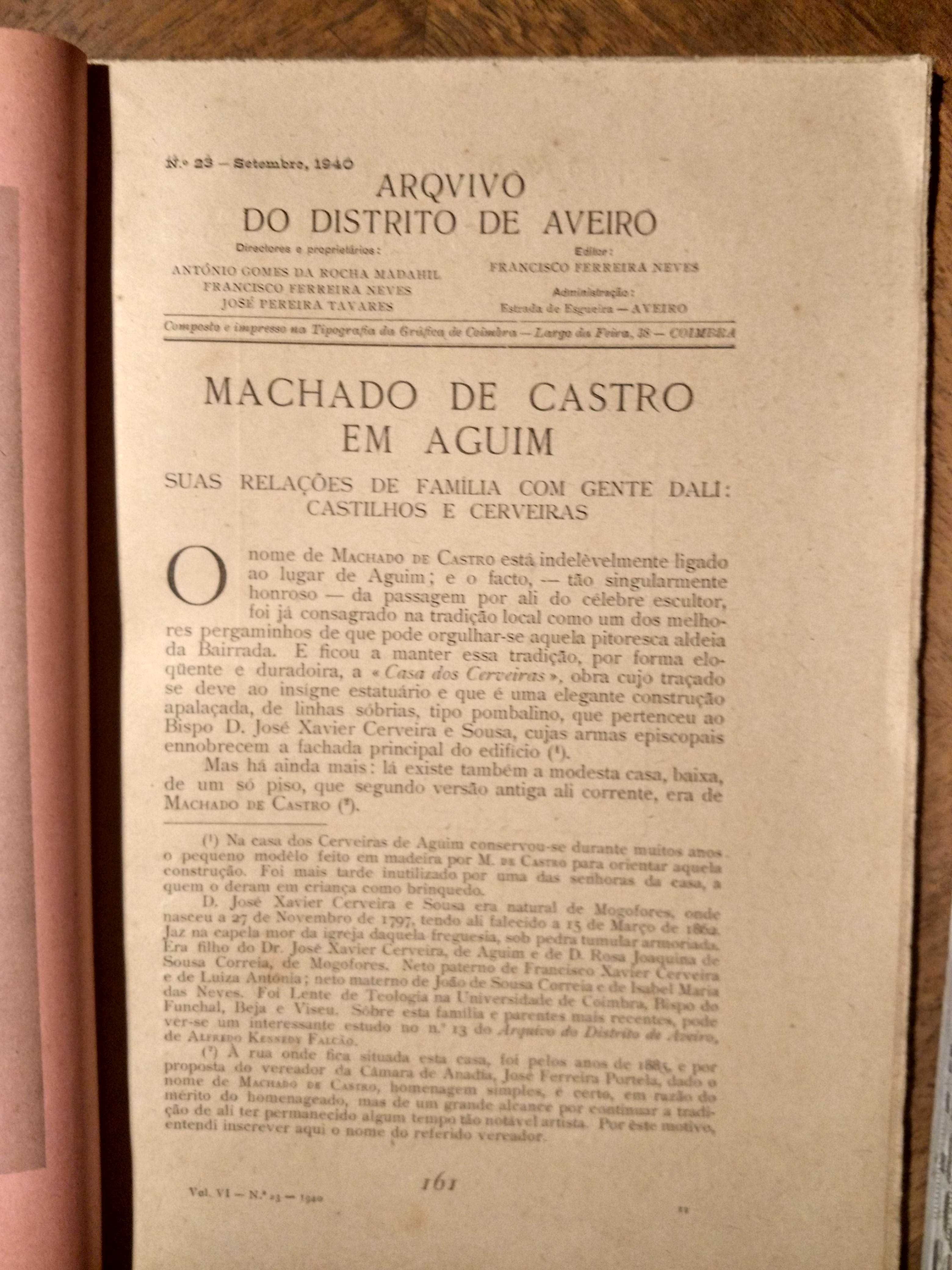 ARQUIVO DO DISTRITO DE AVEIRO - Ano de 1940