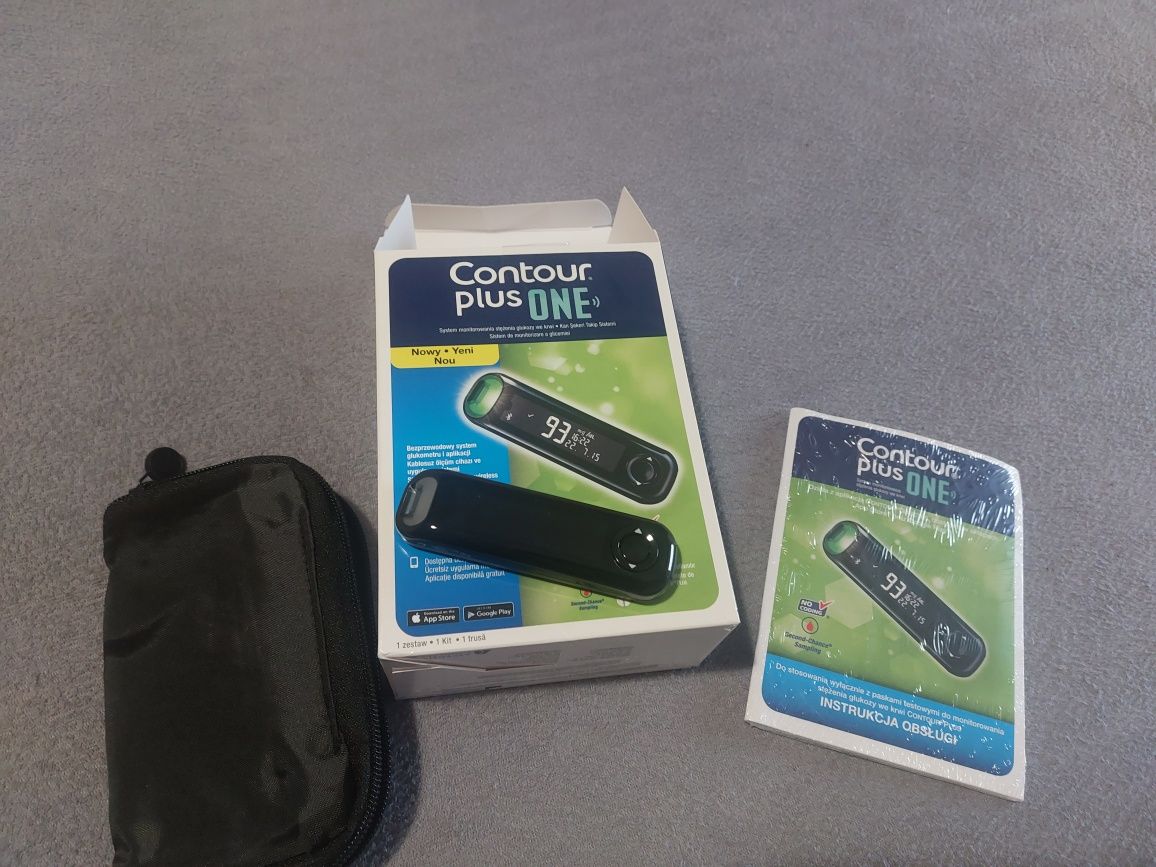 Nowy glukometr Contour plus one.