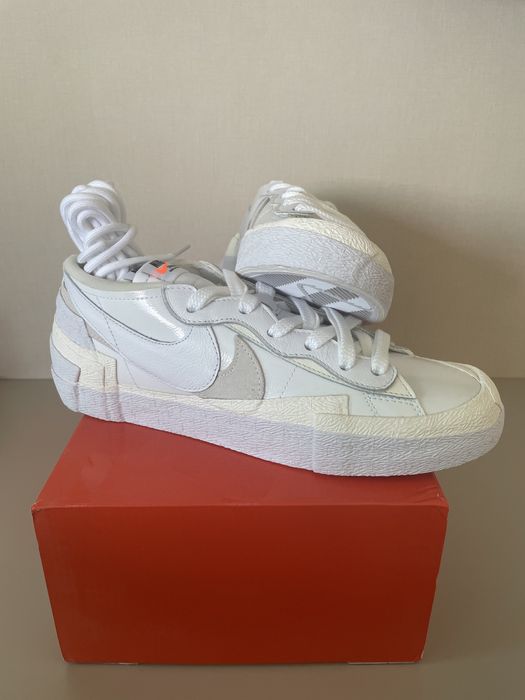 Nike Blazer Low Sacai White Patent